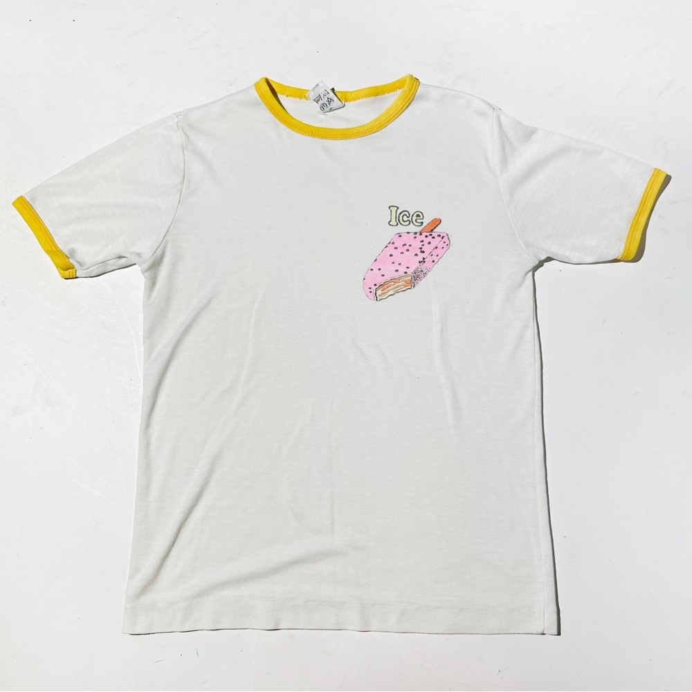 Vintage 70s Graphic Ice Cream Fitted Tee